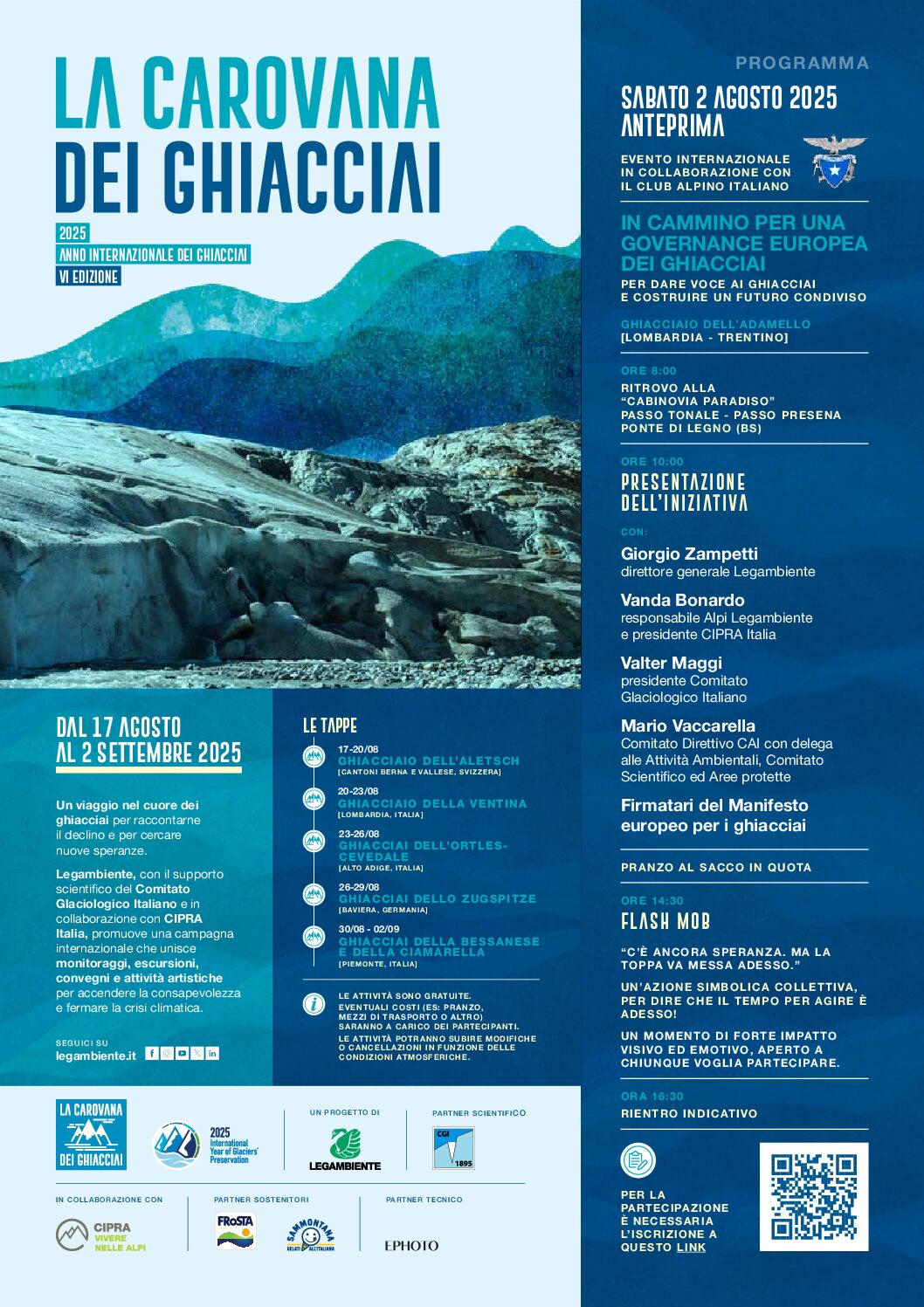 La carovana dei ghiacciai