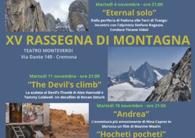 XV rassegna montagna