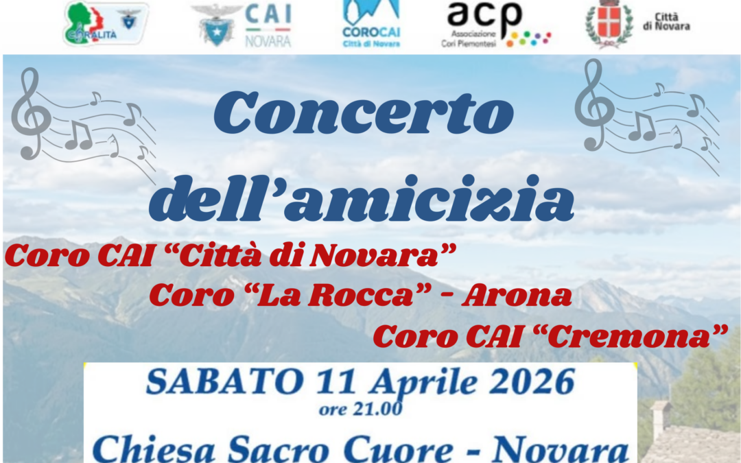 CONCERTO DELL’AMICIZIA A NOVARA