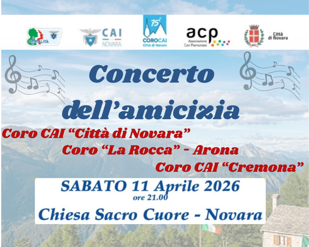 CONCERTO DELL’AMICIZIA A NOVARA